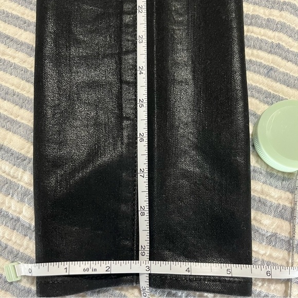 Aos LOS ANGELES, SHARON, STRAIGHT, SKINNY, SHINY, BLACK, SZ 10, JEANS - Picture 10 of 11